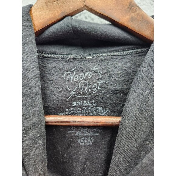 NASA Kennedy Space Center 1976 Hoodie By Neon Riot S Black - Picture 4 of 4